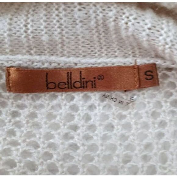 BELLDINI CREAM CARDIGAN SZ.S EUC. - Picture 4 of 6